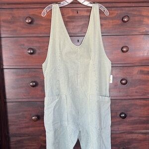 We The Free Striped Jumpsuit